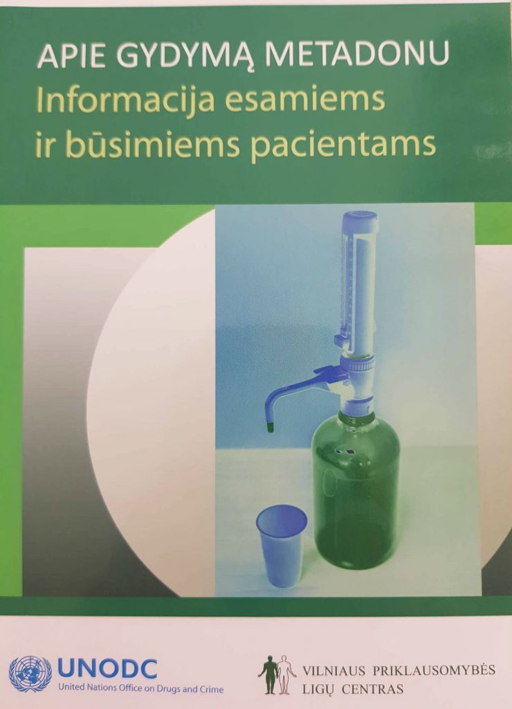 Apie gydymą metadonu. Informacija esamiems ir būsimiems pacientams