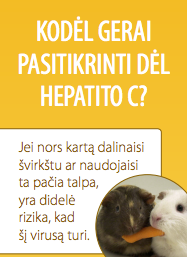 Kodėl gerai išsitirti dėl hepatito C?