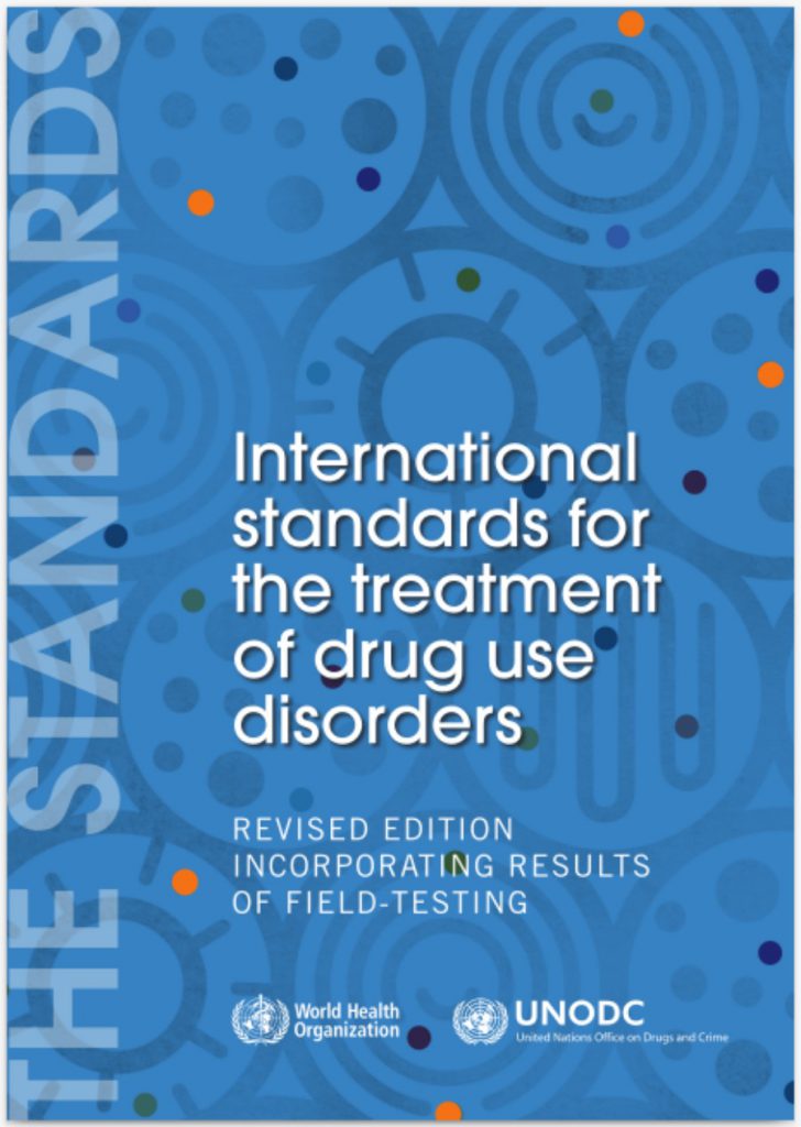 Tarptautiniai narkotikų vartojimo sutrikimų gydymo standartai