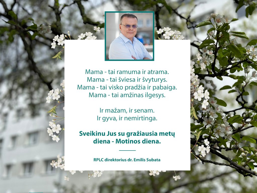 DIREKTORIUS SVEIKINA SU MOTINOS DIENA